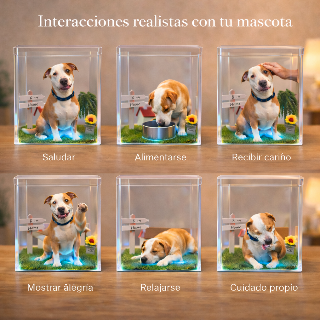 Cubo Holográfico de Mascotas