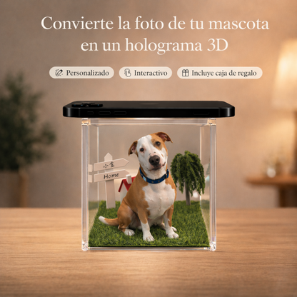 Cubo Holográfico de Mascotas