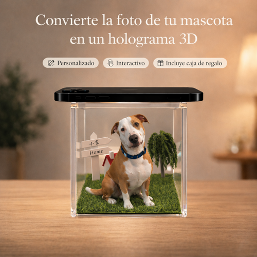 Cubo Holográfico de Mascotas