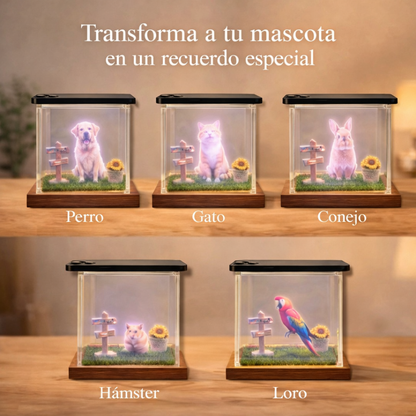 Cubo Holográfico de Mascotas